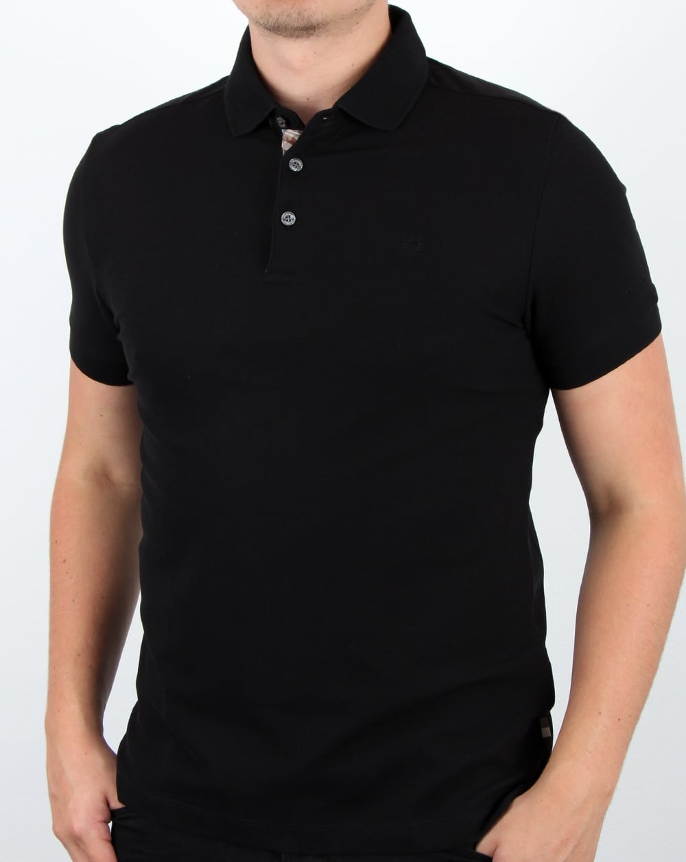 Aquascutum Hillington Polo Shirt Black