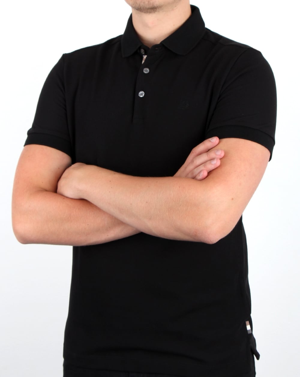 Aquascutum Hillington Polo Shirt Black