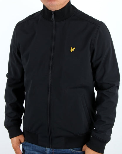 Lyle And Scott Soft Shell Jacket Black
