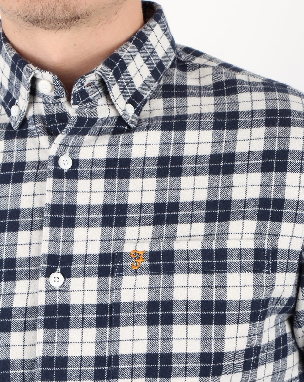 Farah Coleville Shirt True Navy