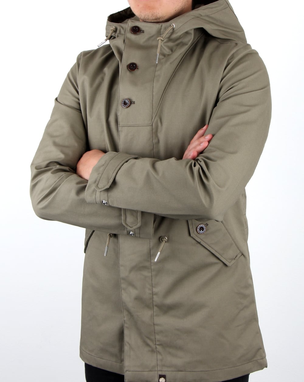 Pretty Green Baxter Parka Green