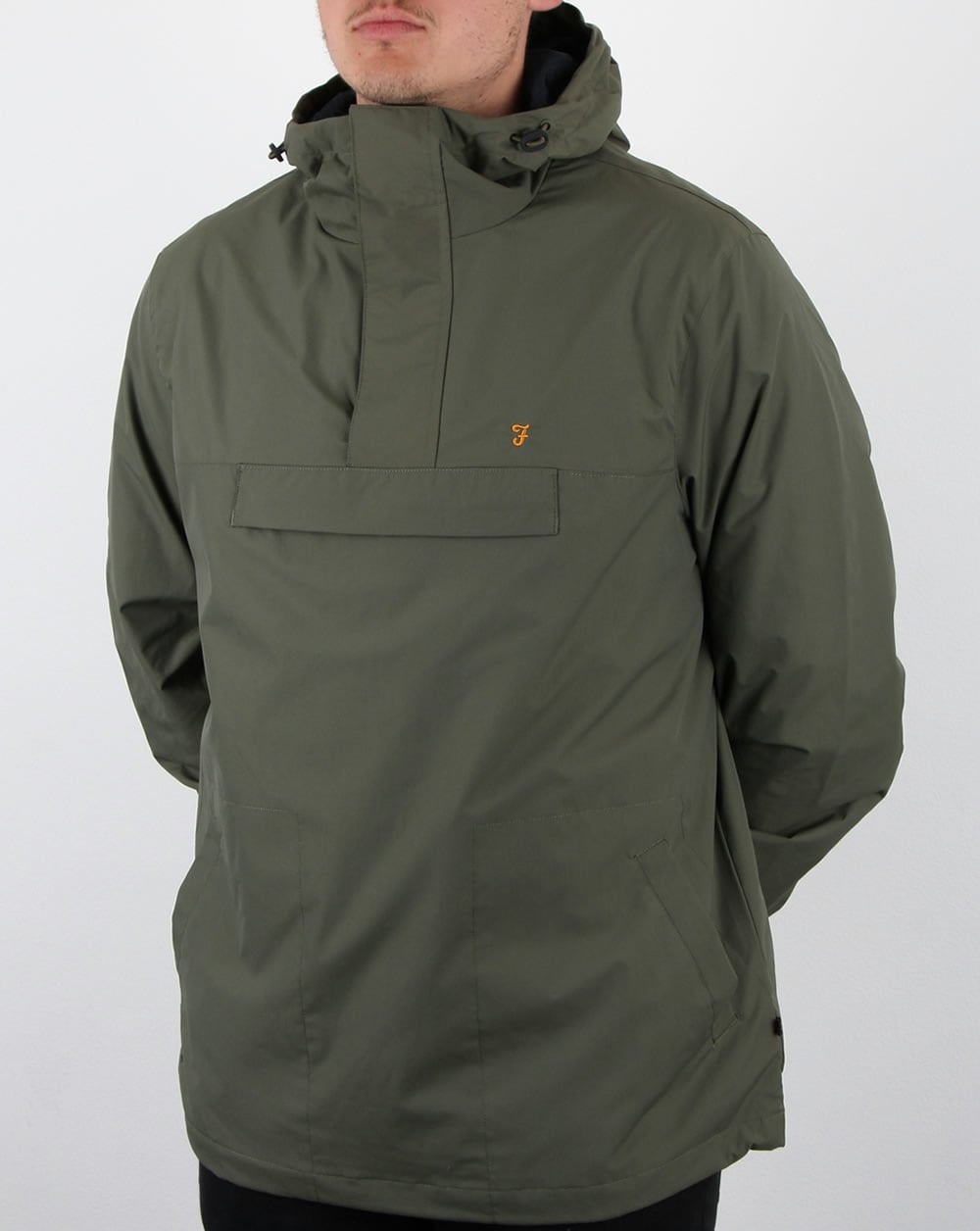 Farah Clydesdale Overhead Jacket Military Green