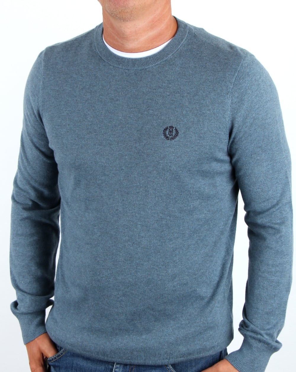 Henri Lloyd Morgan Crew Neck Knit Blue