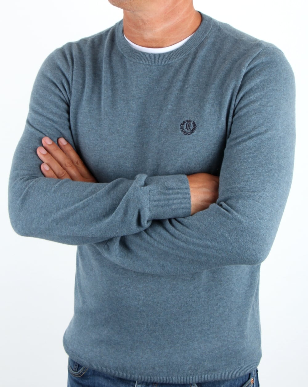 Henri Lloyd Morgan Crew Neck Knit Blue