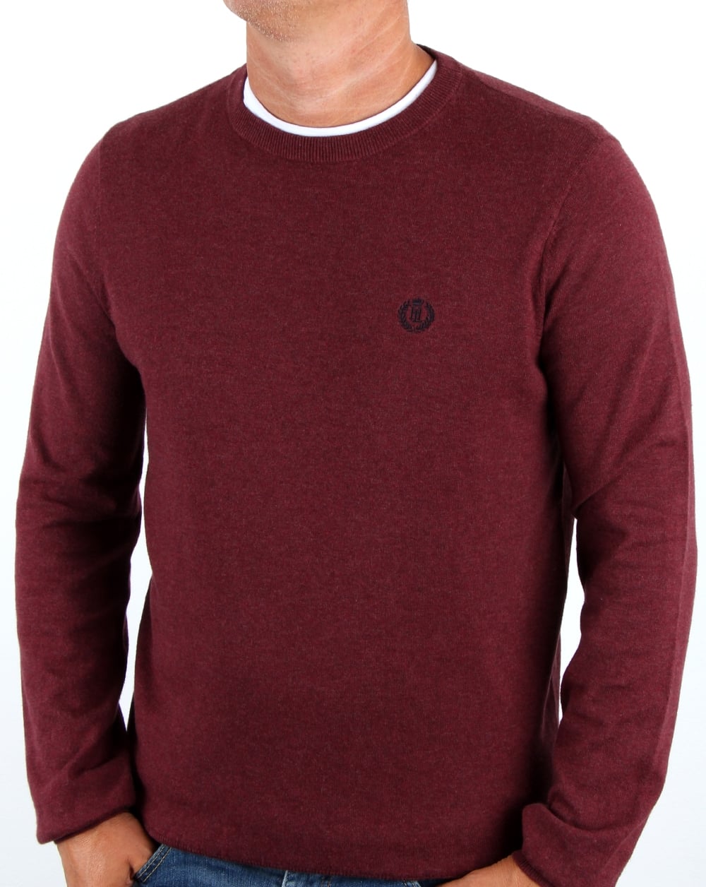 Henri Lloyd Morgan Crew Neck Knit Burgundy