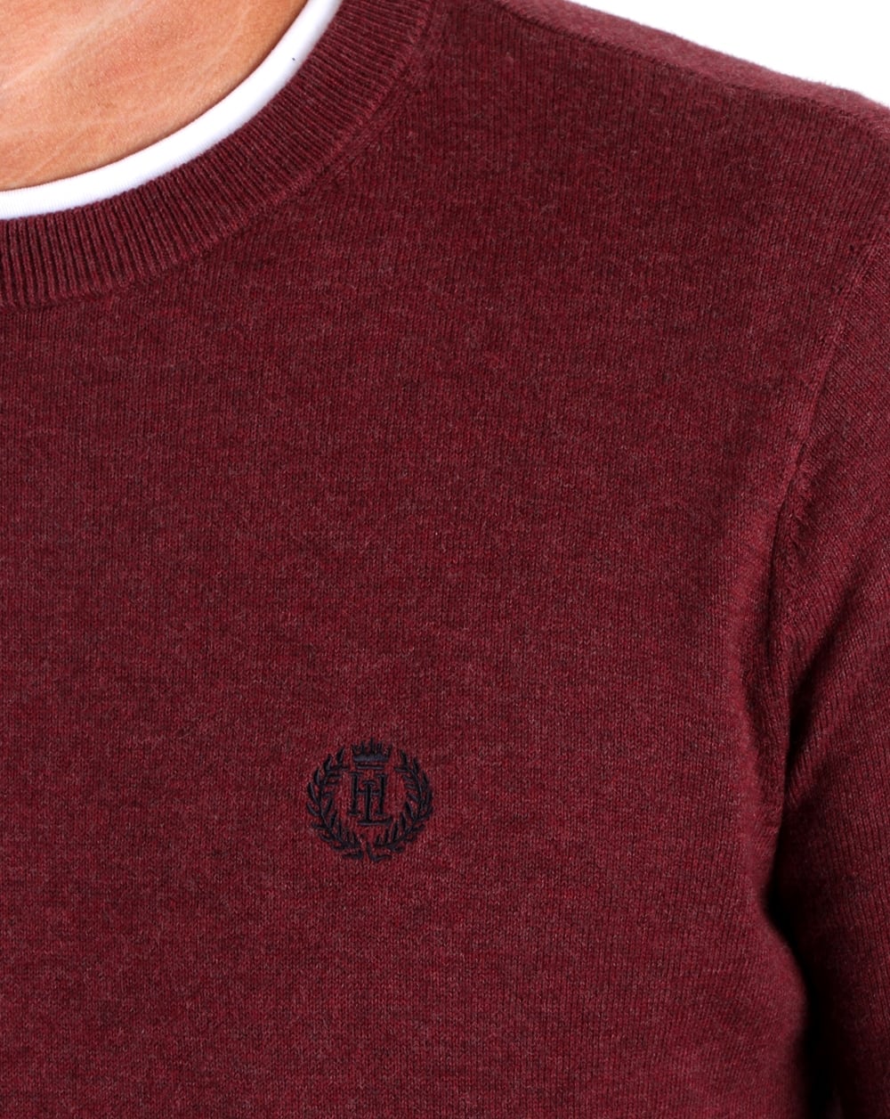 Henri Lloyd Morgan Crew Neck Knit Burgundy