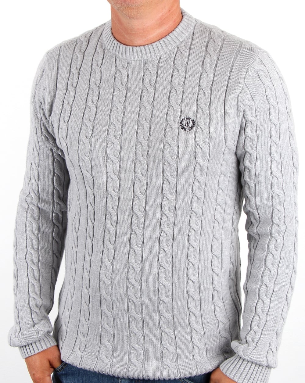 Henri Lloyd Kramer Crew Neck Knit Graphite Marl