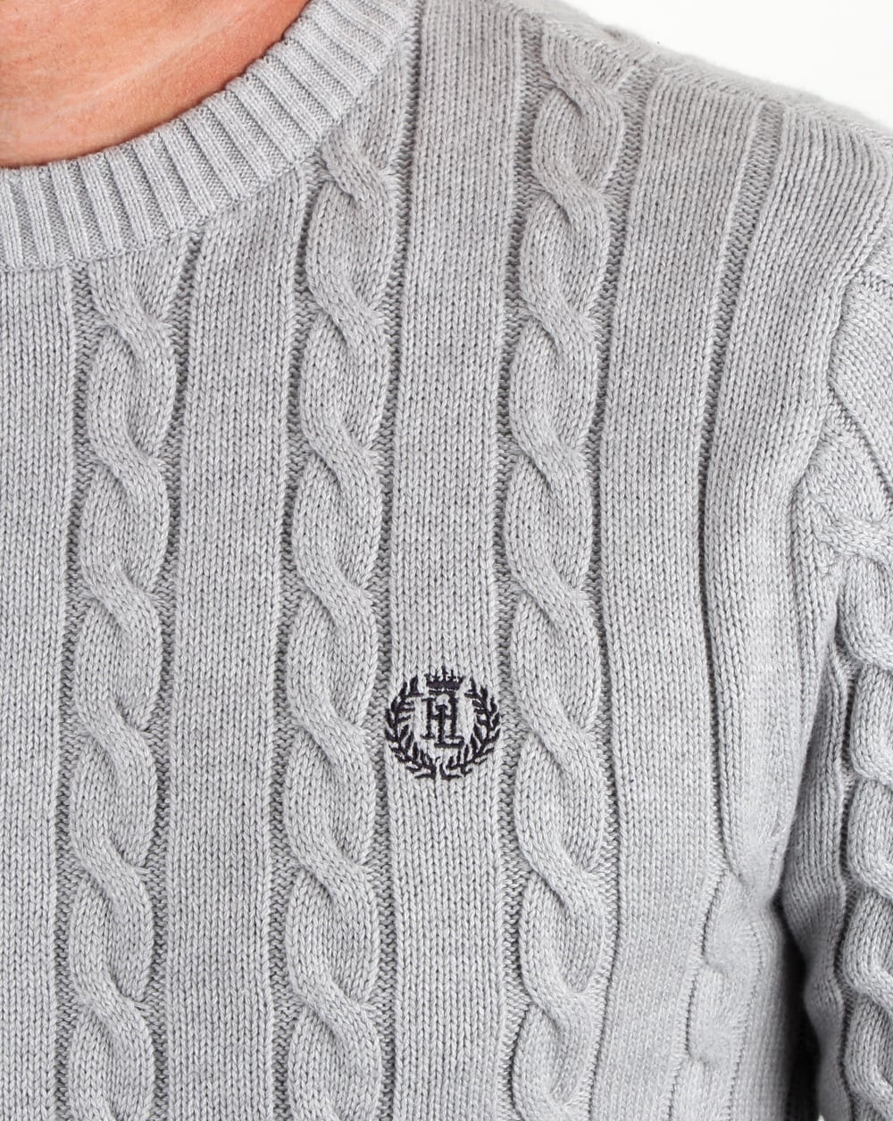 Henri Lloyd Kramer Crew Neck Knit Graphite Marl