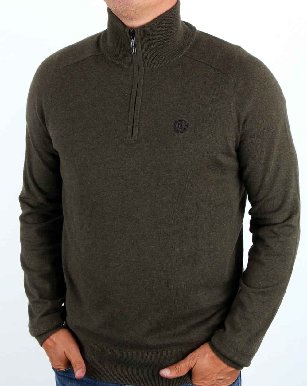 Henri Lloyd Morgan Half Zip Knit Litchen