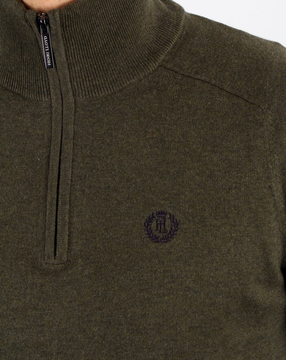 Henri Lloyd Morgan Half Zip Knit Litchen