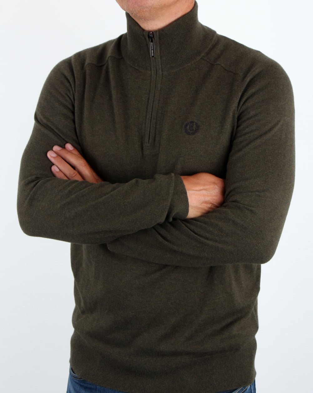 Henri Lloyd Morgan Half Zip Knit Litchen