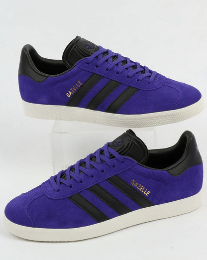 Adidas Gazelle Trainers Purple/Black