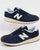 New Balance 420 Re-Engineered Suede Trainers Navy/White