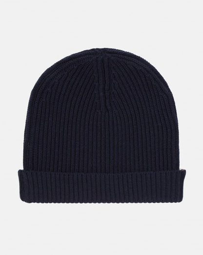 Aquascutum Rogue Beanie Hat Navy