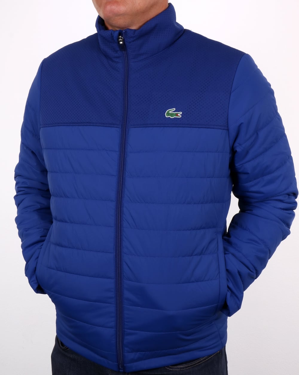 Lacoste Puffer Jacket Ocean Blue