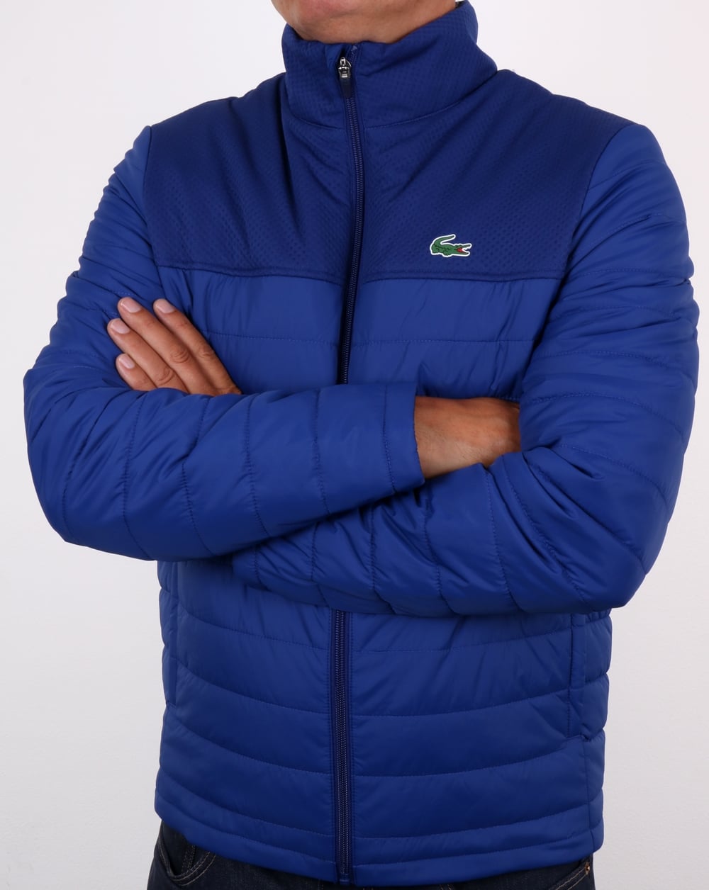 Lacoste Puffer Jacket Ocean Blue