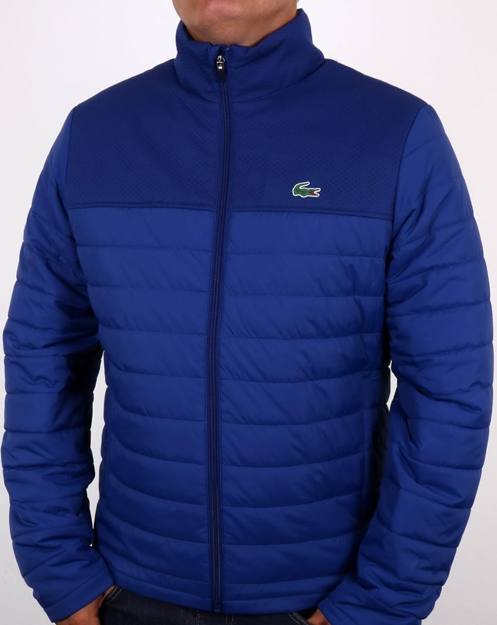 Lacoste Puffer Jacket Ocean Blue
