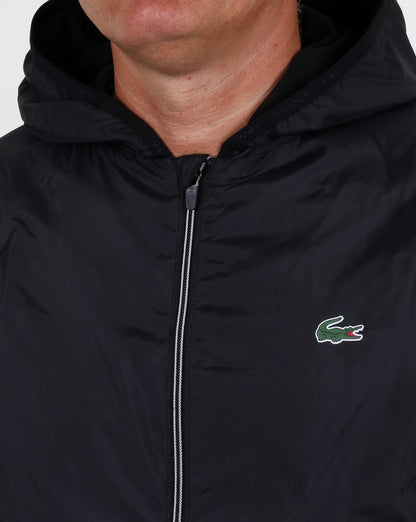 Lacoste Hooded Jacket Black