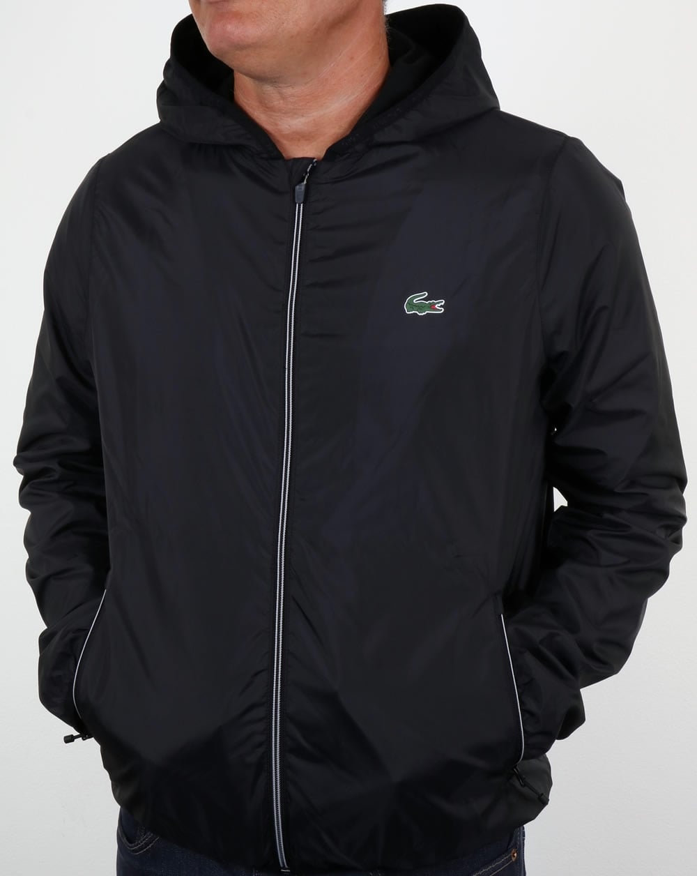 Lacoste Hooded Jacket Black