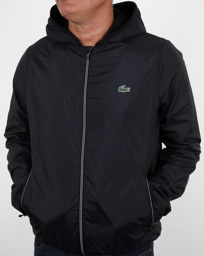 Lacoste Hooded Jacket Black