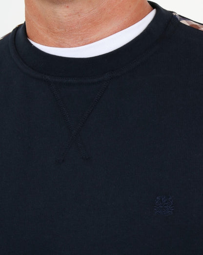 Aquascutum Oliver Crew Neck Sweat Navy