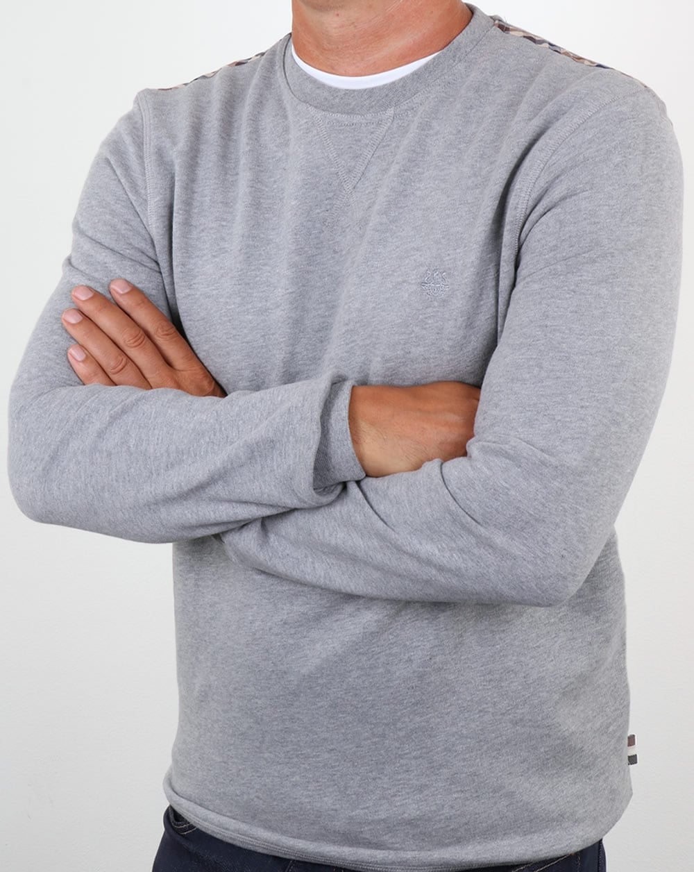 Aquascutum Oliver Crew Neck Sweat Grey