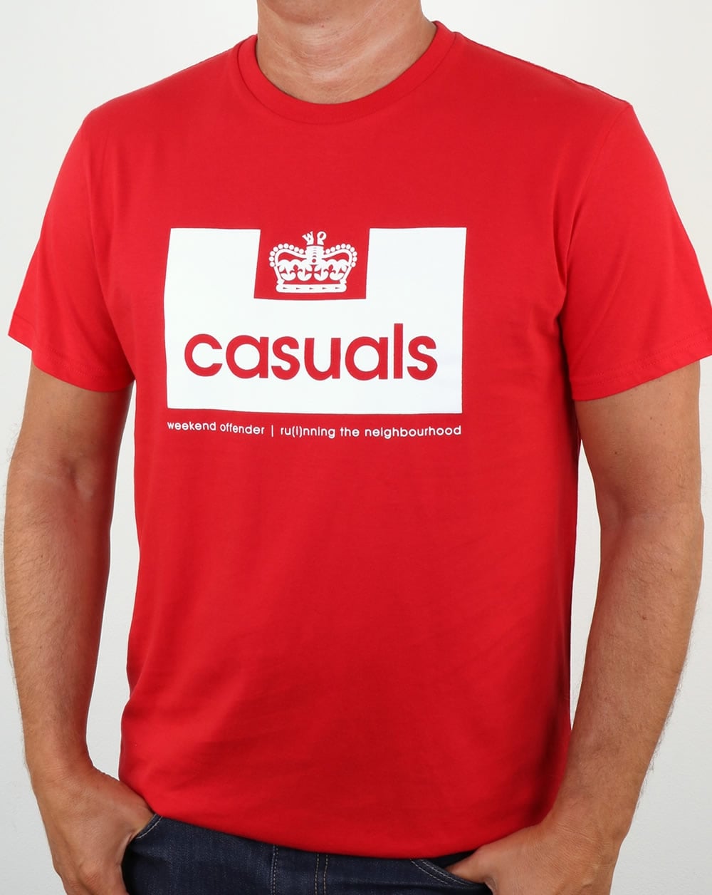 Weekend Offender Casuals T Shirt Red