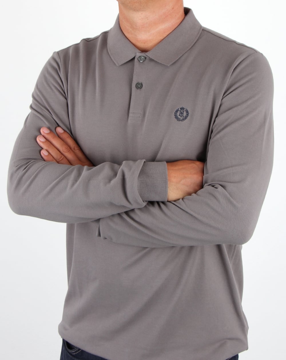 Henri Lloyd Musburry Ls Polo Shirt Flint Grey