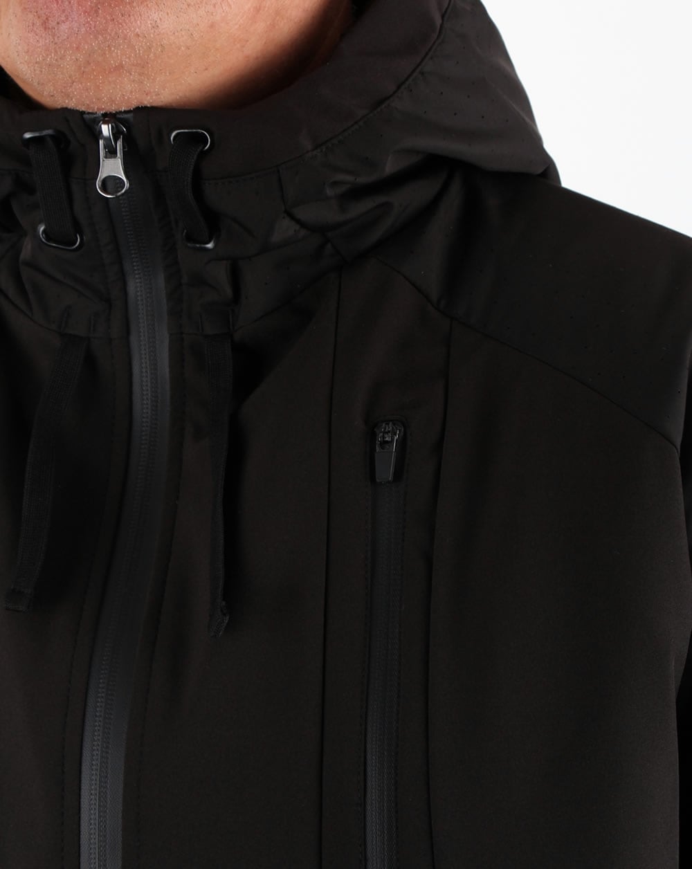 Fila Vintage Alberico Padded Tech Jacket Black