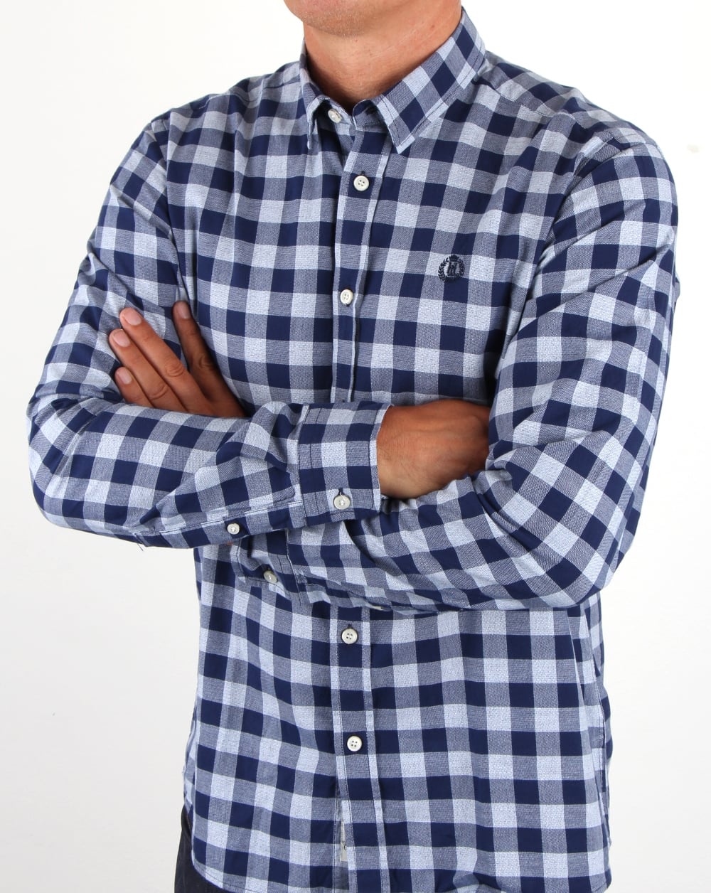 Henri Lloyd Ramore Check Shirt Navy White