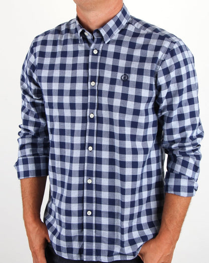 Henri Lloyd Ramore Check Shirt Navy White