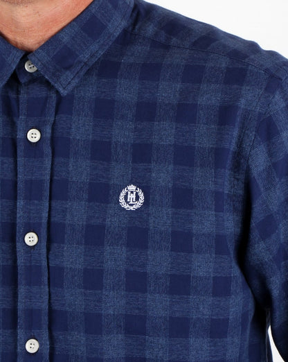 Henri Lloyd Ramore Check Shirt Eclipse Blues