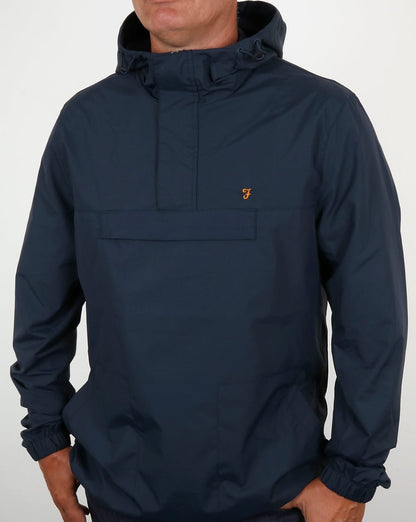 Farah Clydesdale Overhead Jacket Navy