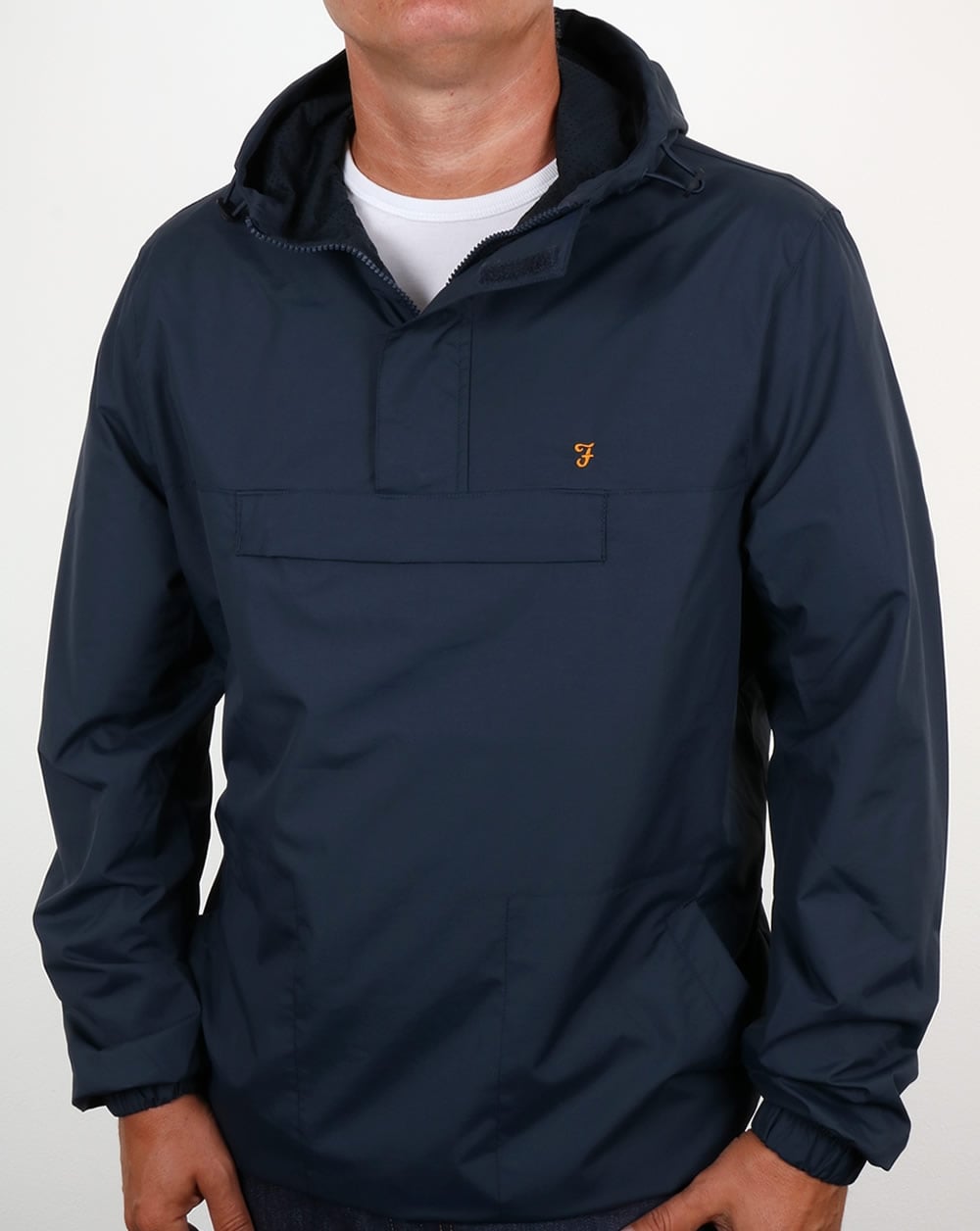 Farah Clydesdale Overhead Jacket Navy