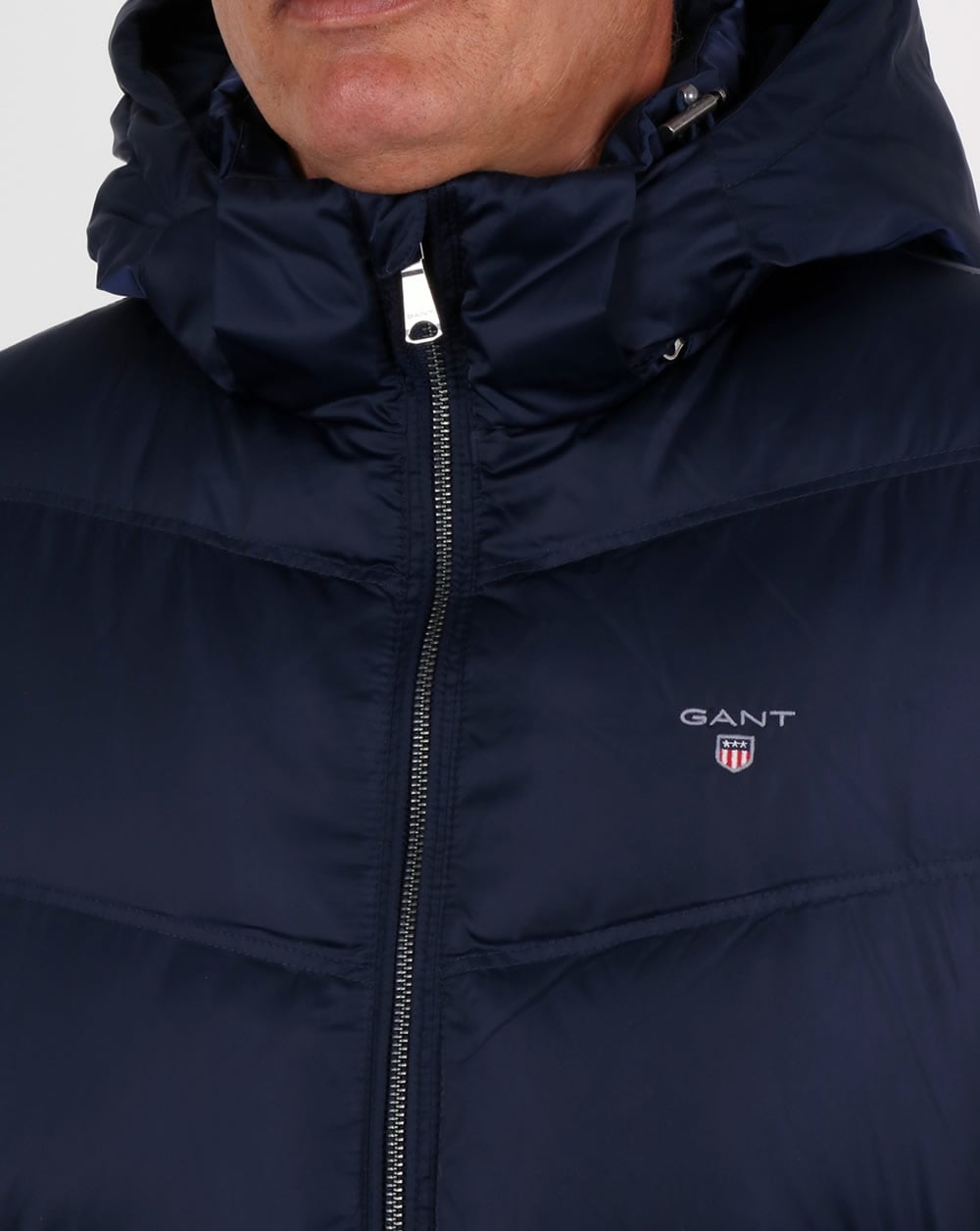 Gant Down Filled Padded Jacket Marine Blue