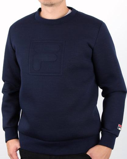 Fila Vintage Nardin Sweatshirt Navy