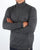 Pretty Green Roll Neck Jumper Dark Grey