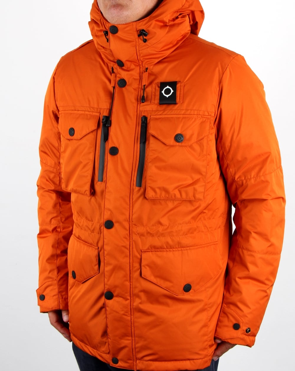 Ma.strum Greyback Down Fill Parka Gold Flame