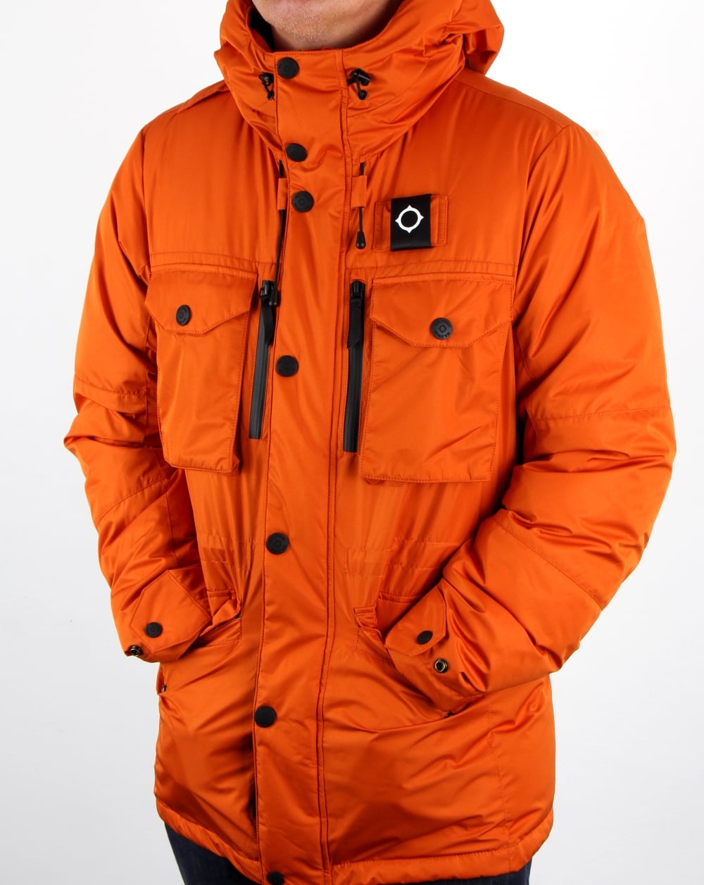 Ma.strum Greyback Down Fill Parka Gold Flame