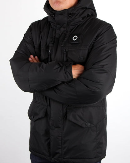 Ma.strum Greyback Down Fill Parka Black