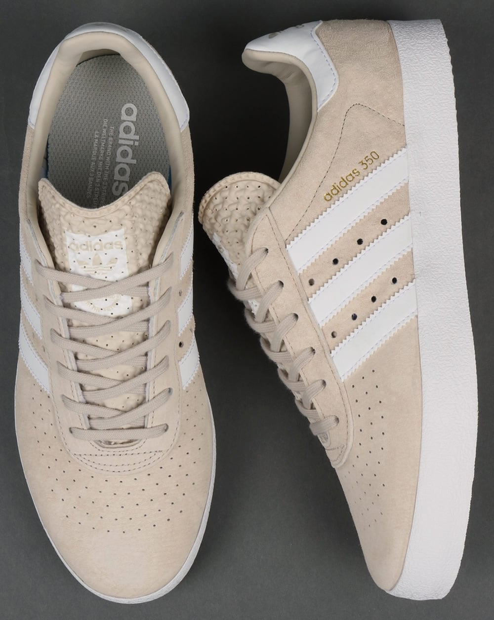 Adidas 350 Trainers Off White