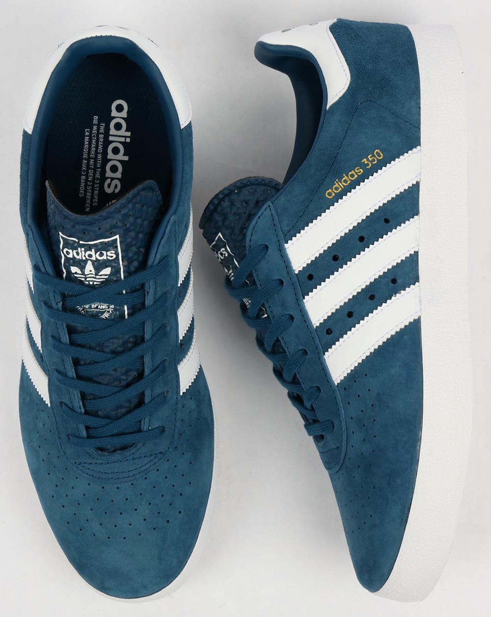 Adidas 350 Trainers Blue Night/White