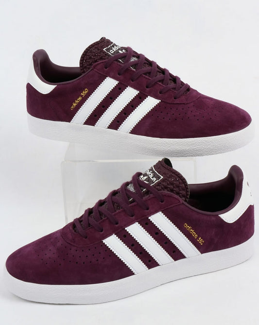 adidas Adidas 350 Trainers Deep Plum/White