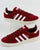 Adidas Campus Trainers Burgundy/White
