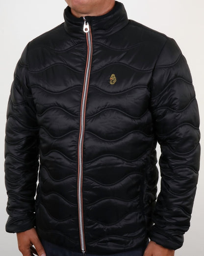 Luke Ruby Quilted Jacket Black