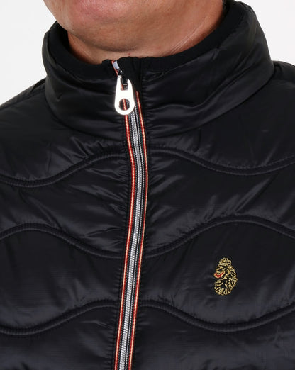 Luke Ruby Quilted Jacket Black