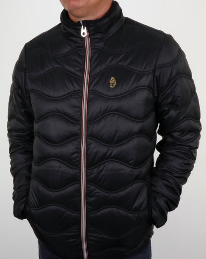 Luke Ruby Quilted Jacket Black