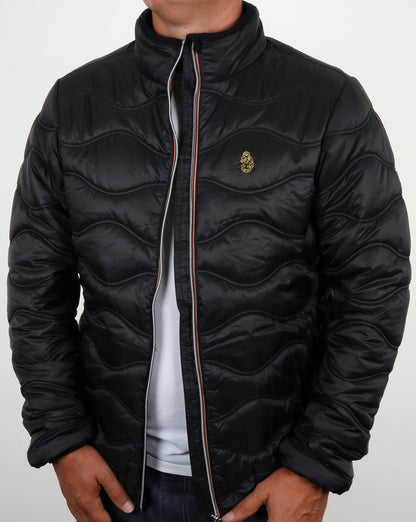 Luke Ruby Quilted Jacket Black
