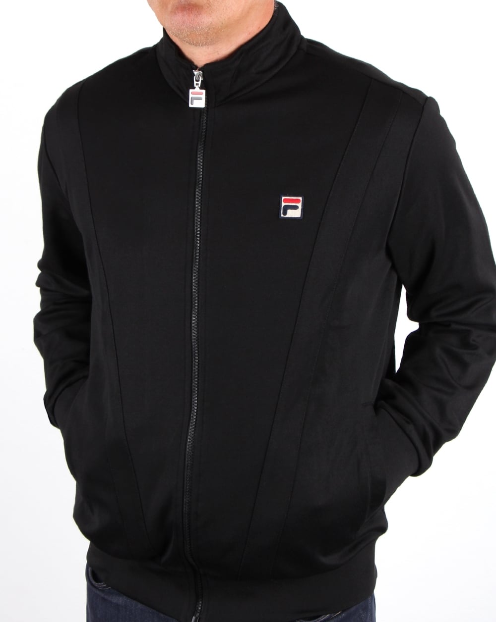 Fila Vintage Grosso Track Top Black