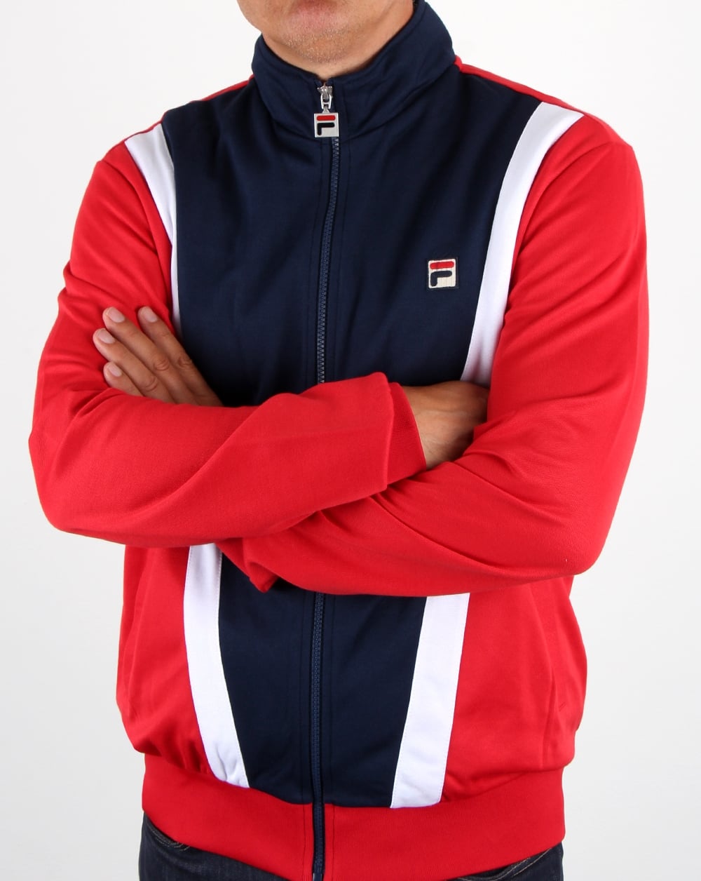 Fila Vintage Grosso Track Top Navy